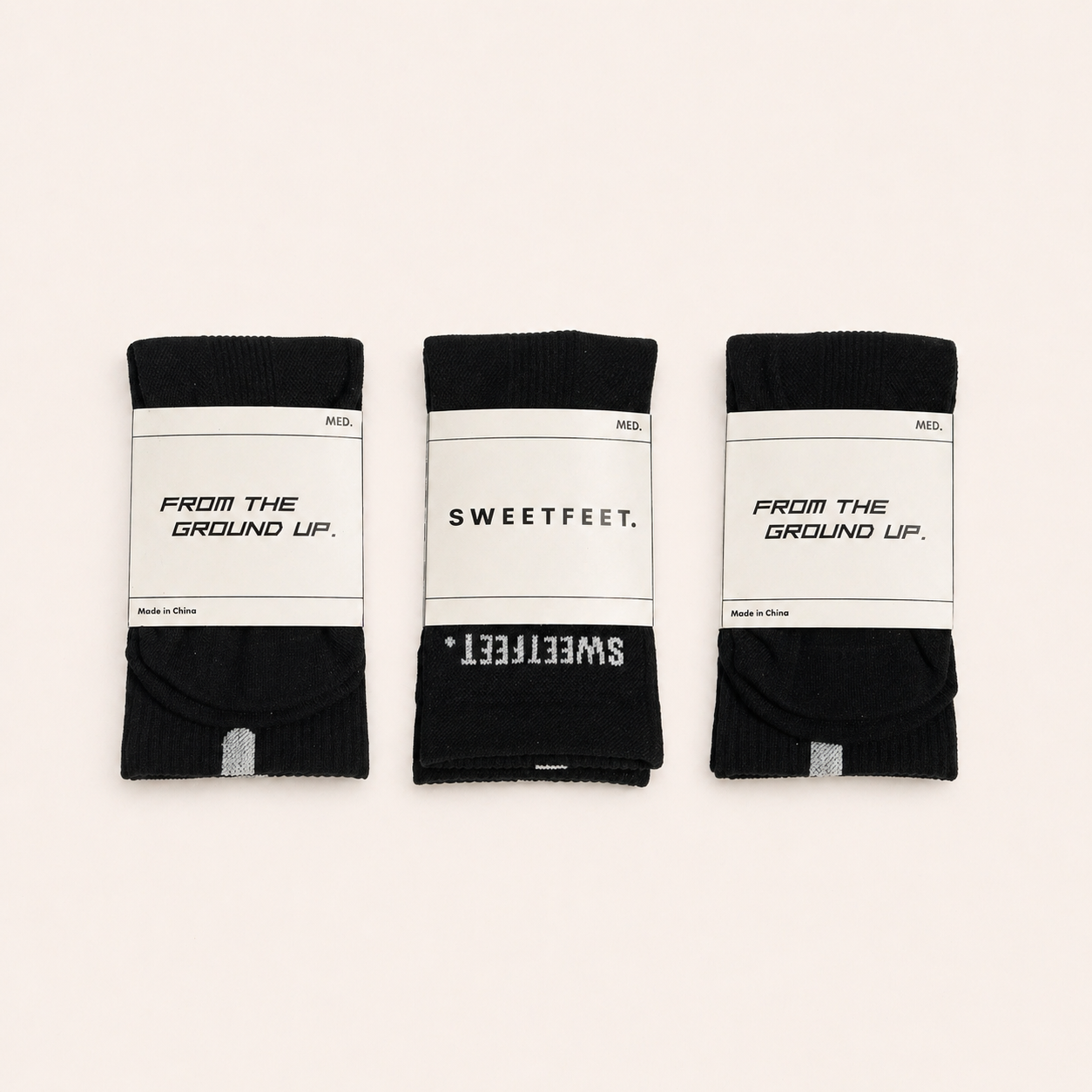 Black V2 Performance Sock ( 3 Pack )