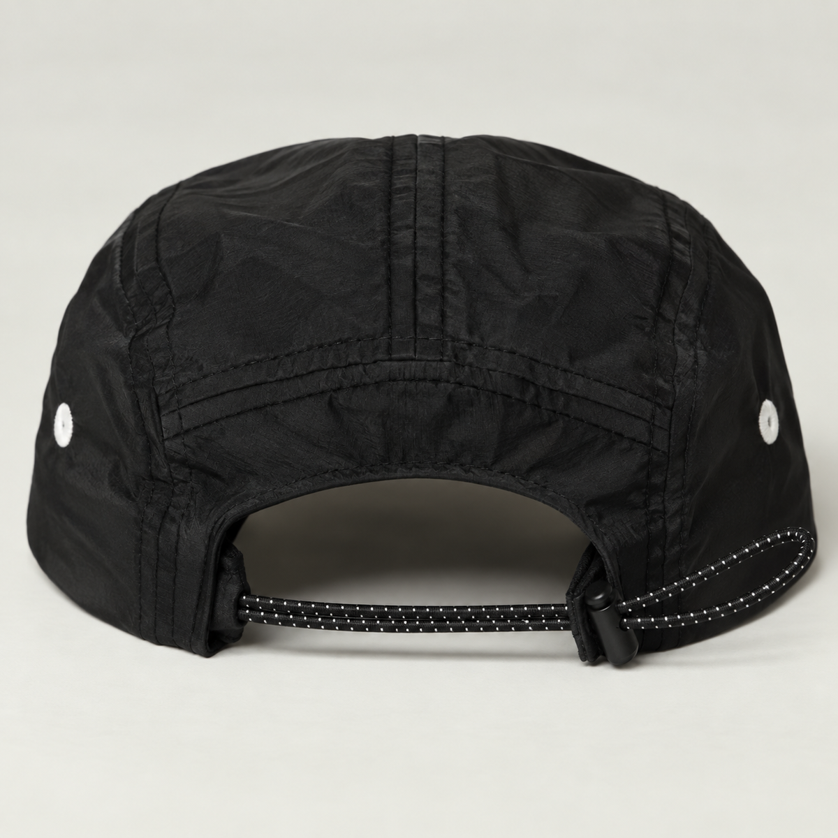 Lightweight Race Cap - Black - Bungee Cord