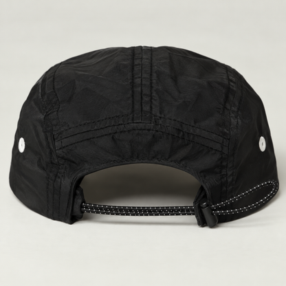 Lightweight Race Cap - Black - Bungee Cord