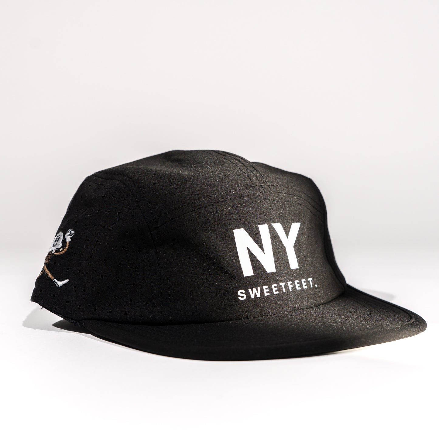 Running Race Hat - Black
