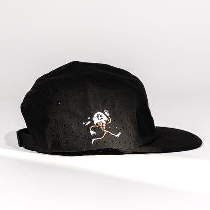 Running Race Hat - Black