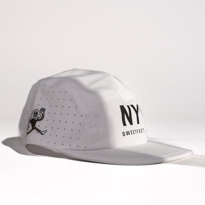 Running Race Hat - White