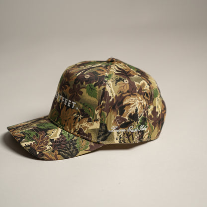 Sweetfeet Hat - Camo, White Embroidery