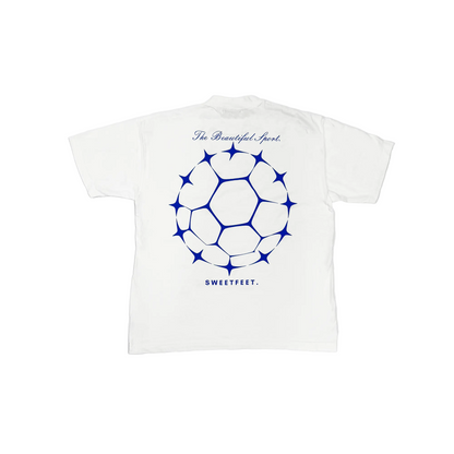 Sweetfeet Futbol - Mock Neck Heavyweight - Embroidered Tee
