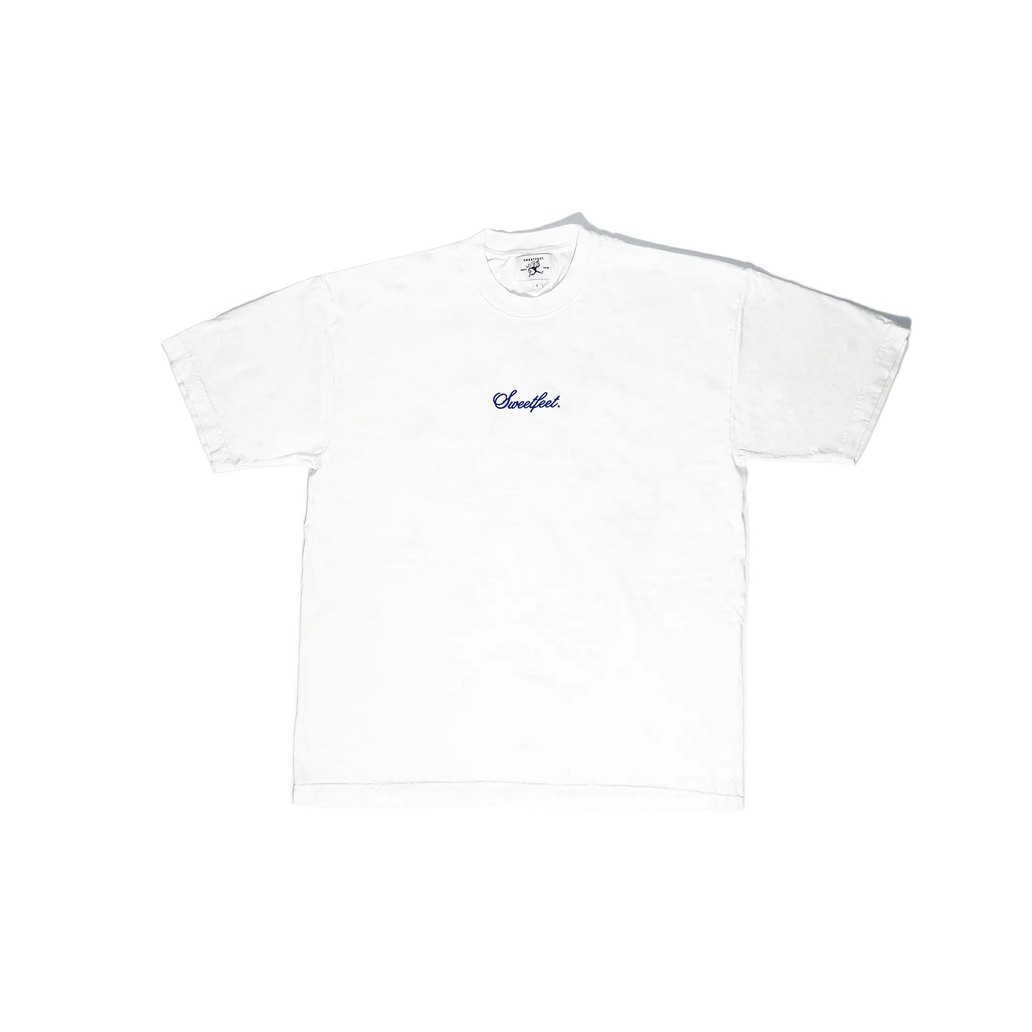 Sweetfeet Futbol - Mock Neck Heavyweight - Embroidered Tee