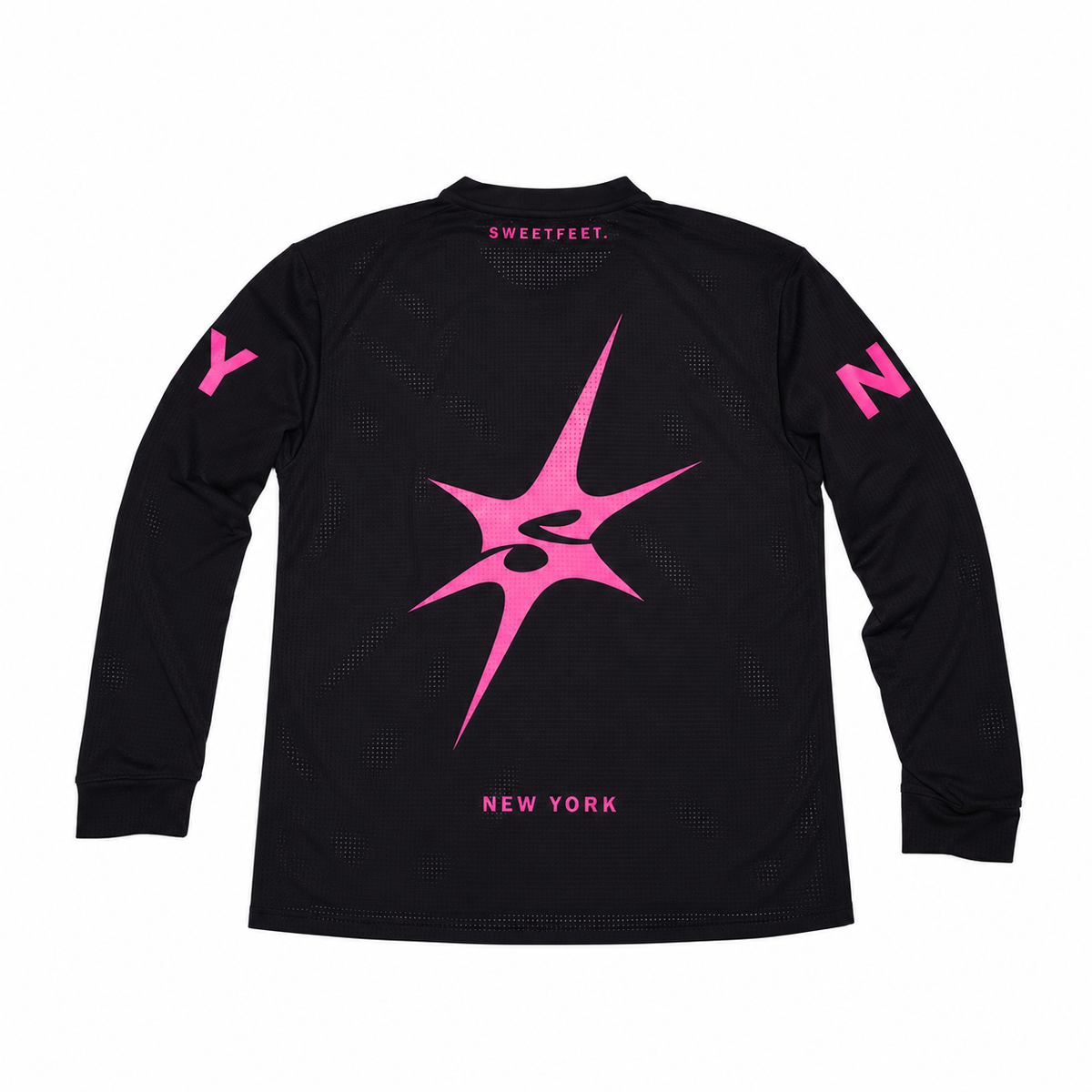 MeshTech Longsleeve - Black/Pink