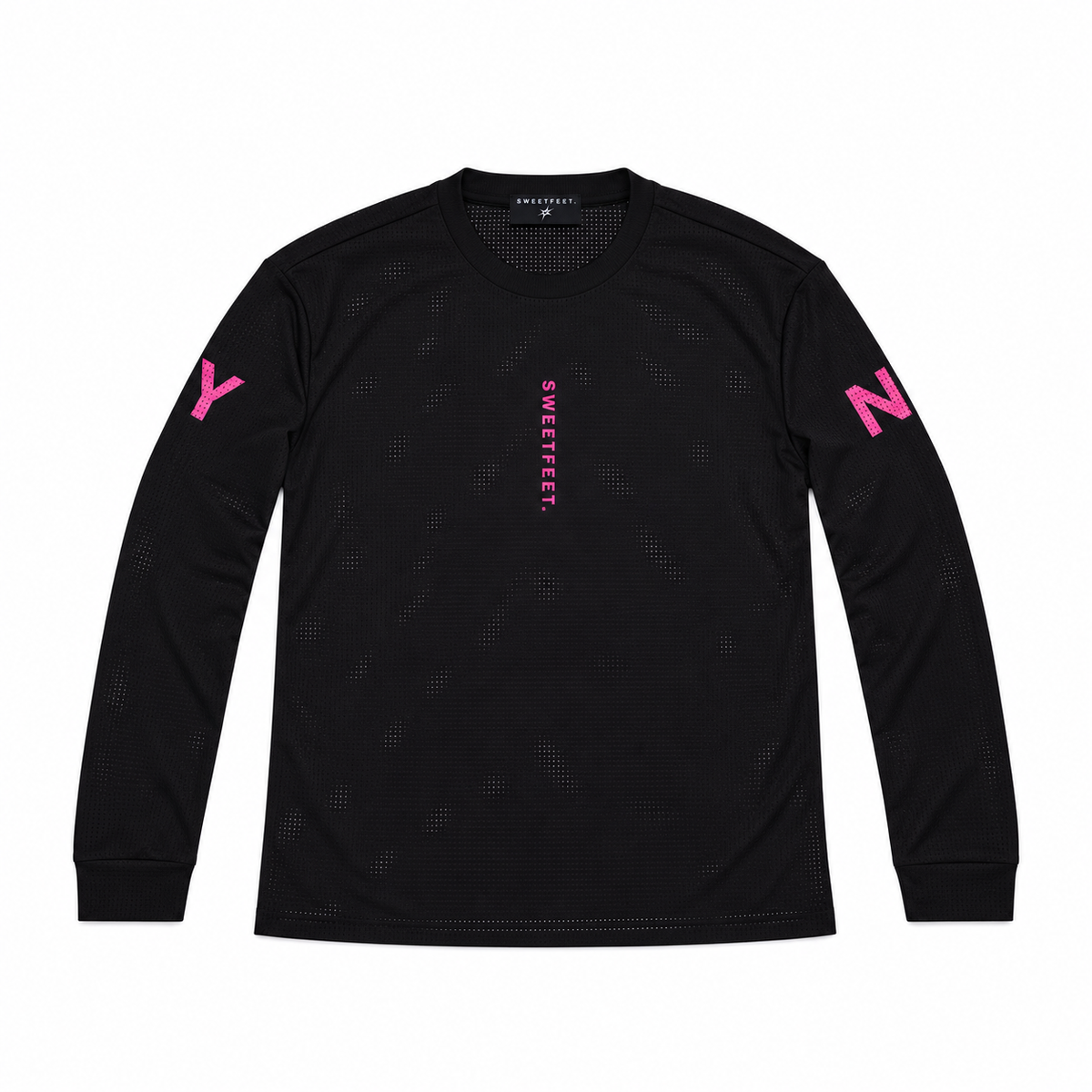MeshTech Longsleeve - Black/Pink