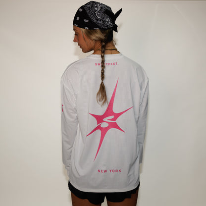 MeshTech Longsleeve - White/Pink