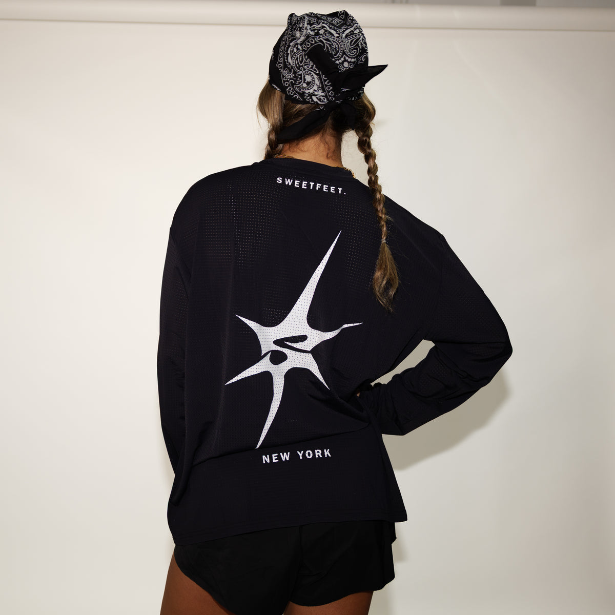 MeshTech Longsleeve - Black/White