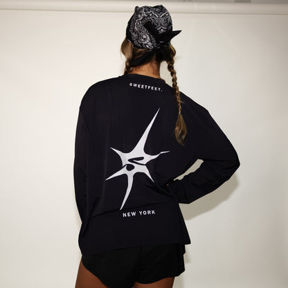 MeshTech Longsleeve - Black/White