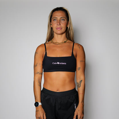 Club Athletic Sports Bra - Black