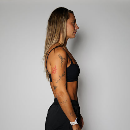 Club Athletic Sports Bra - Black