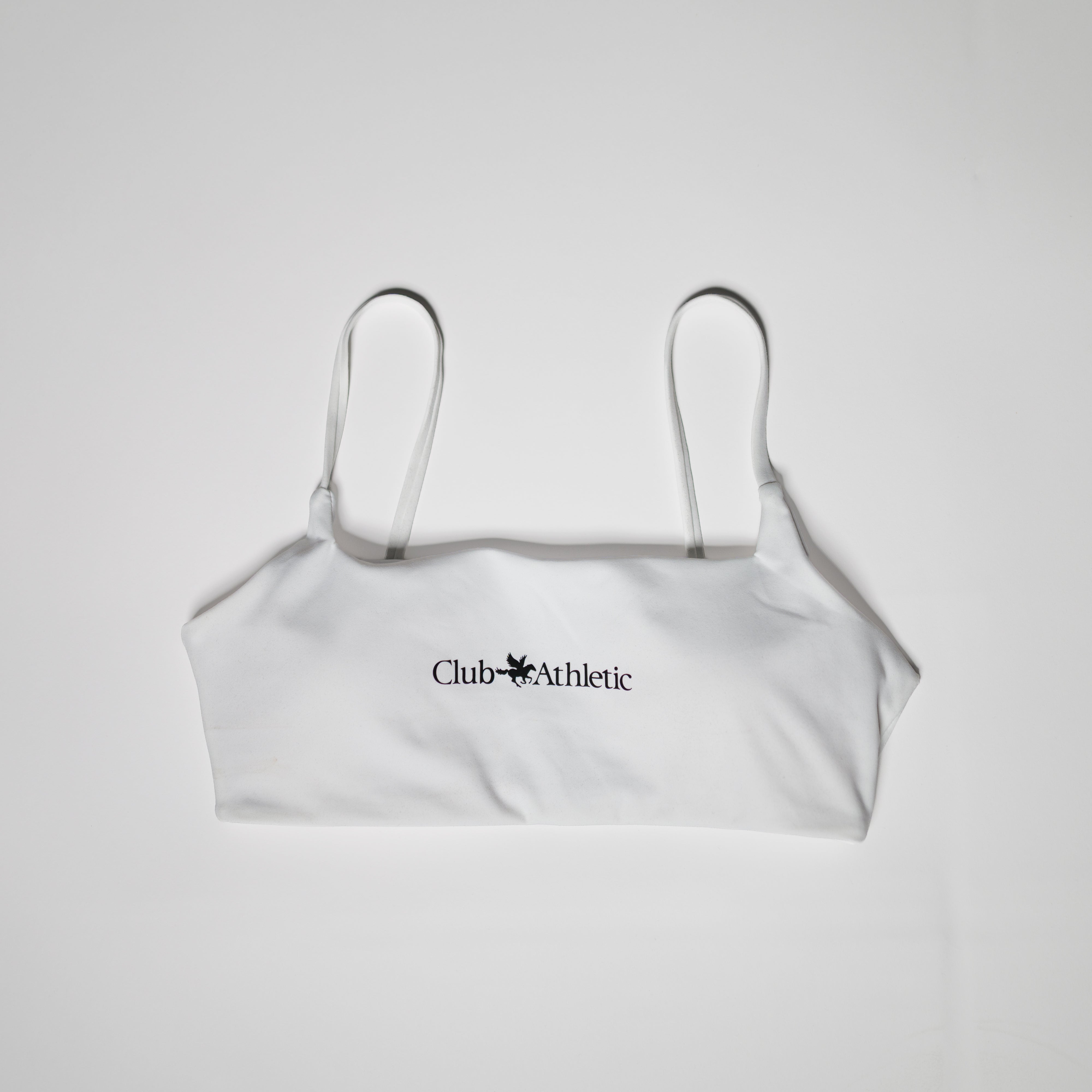 Club Athletic Sports Bra - White