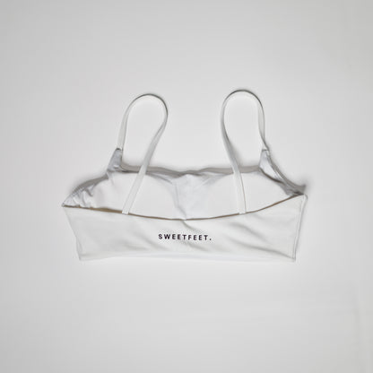 Club Athletic Sports Bra - White