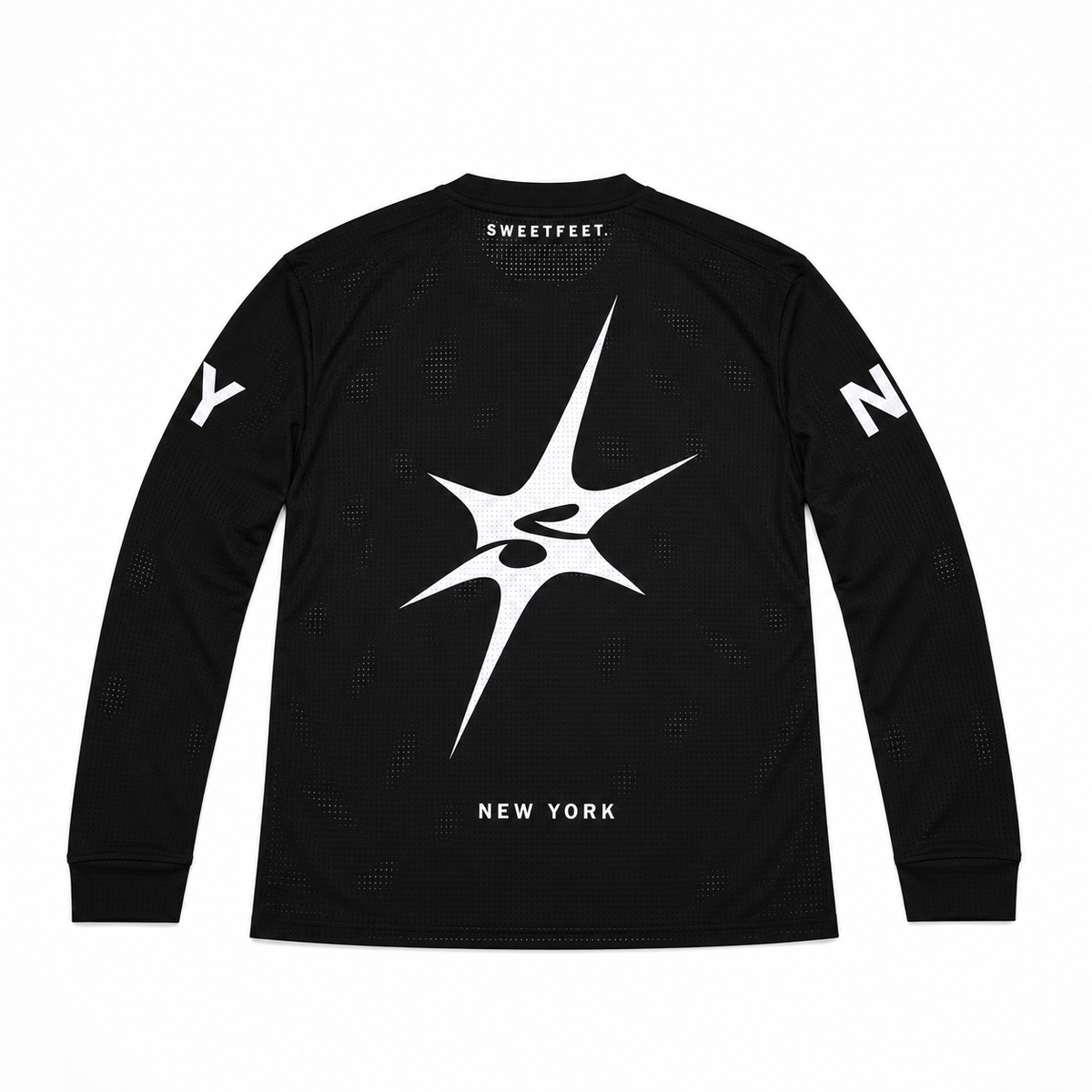 MeshTech Longsleeve - Black/White