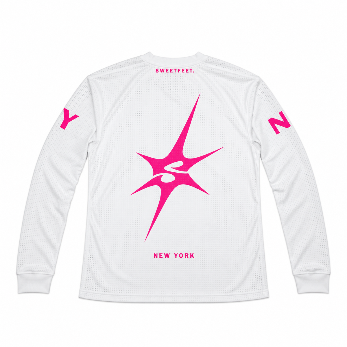 MeshTech Longsleeve - White/Pink