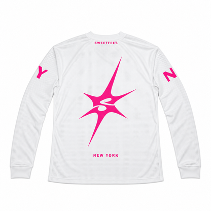 MeshTech Longsleeve - White/Pink