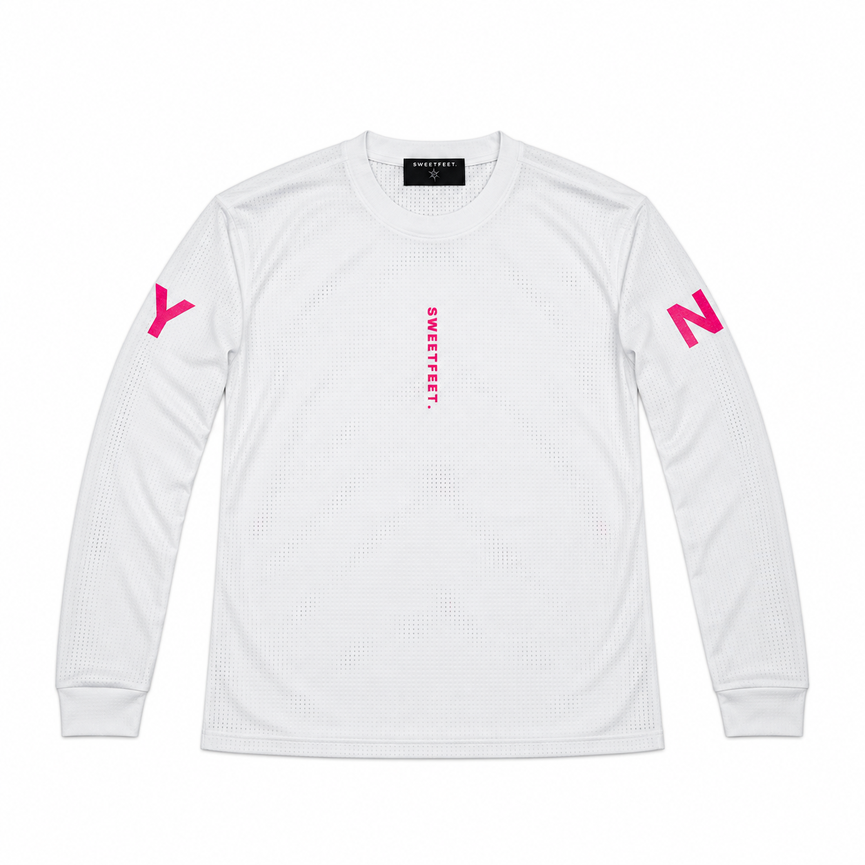 MeshTech Longsleeve - White/Pink