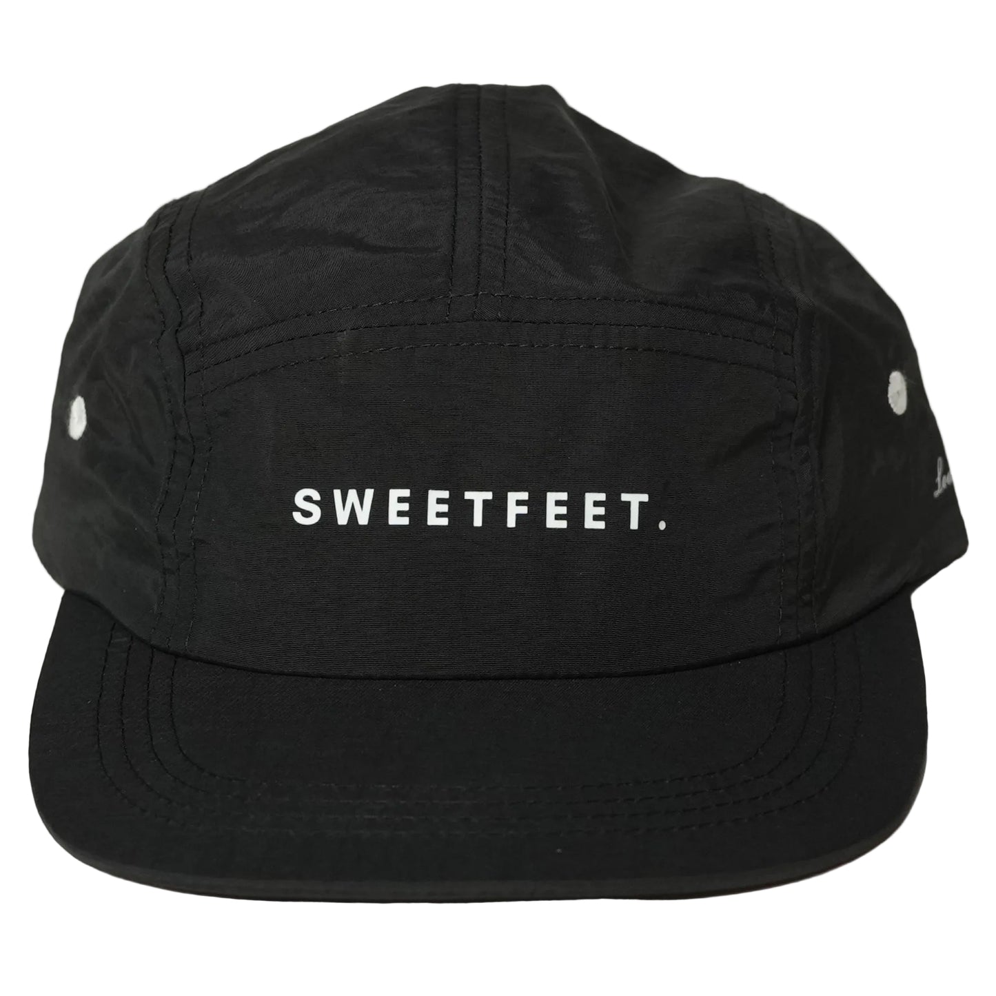 Lightweight Race Cap - Black - Bungee Cord