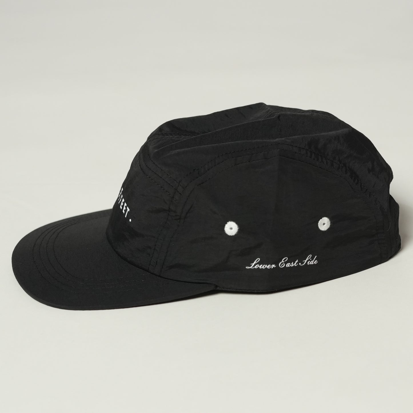 Lightweight Race Cap - Black - Bungee Cord